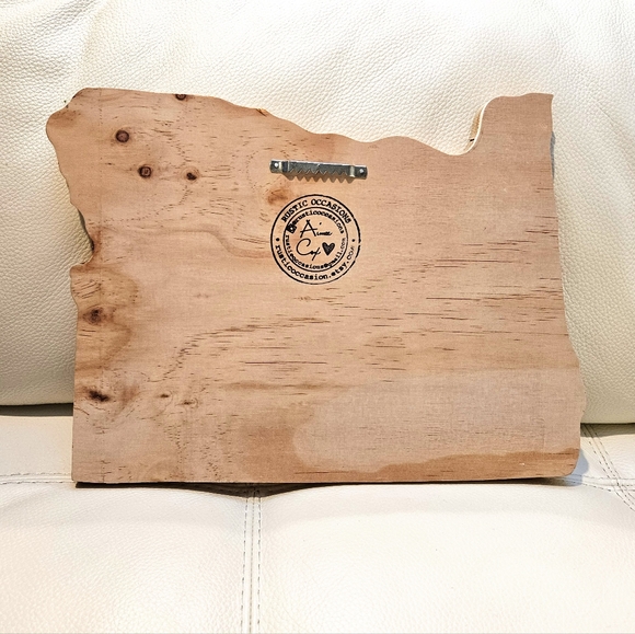 NEW State of Oregon Rustic Wood Wall Decor - Picture 2 of 3